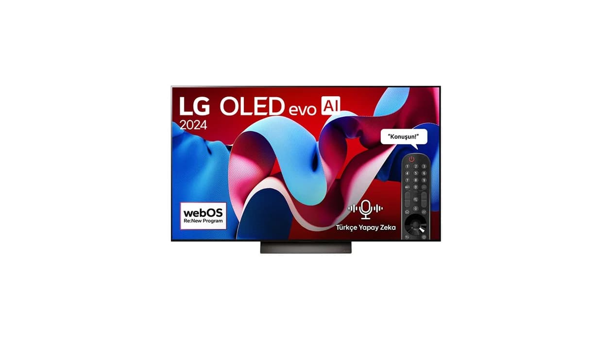 LG OLED55C46LA C4 55 inç 4K OLED Evo TV - Görsel 1