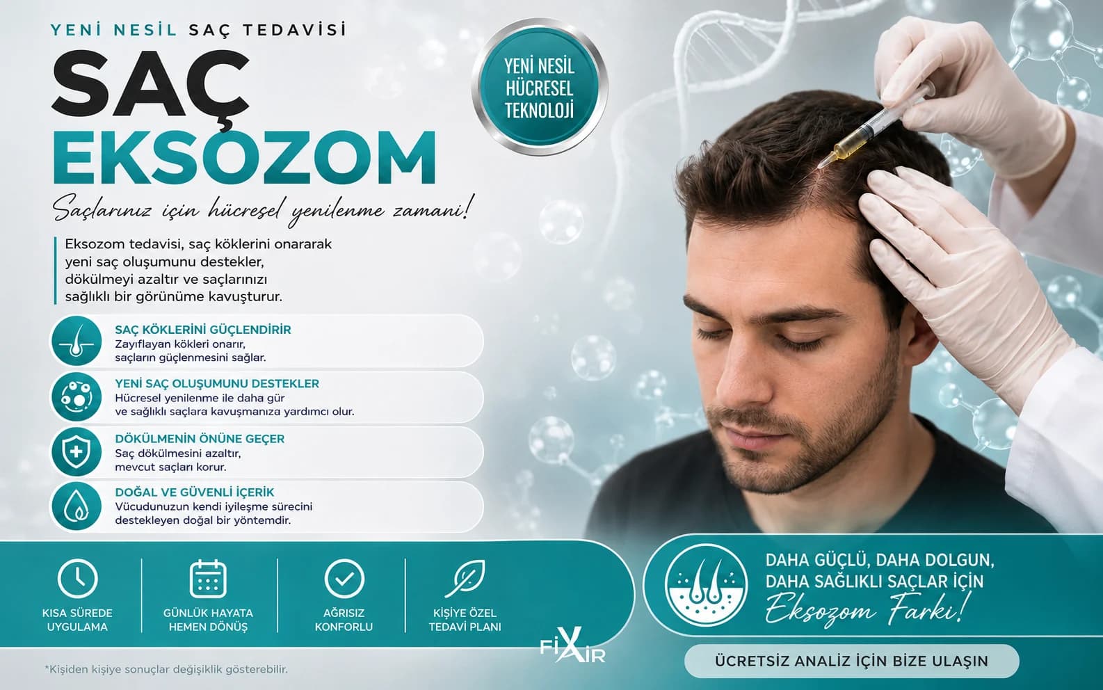 Saç Eksozom - Görsel 1