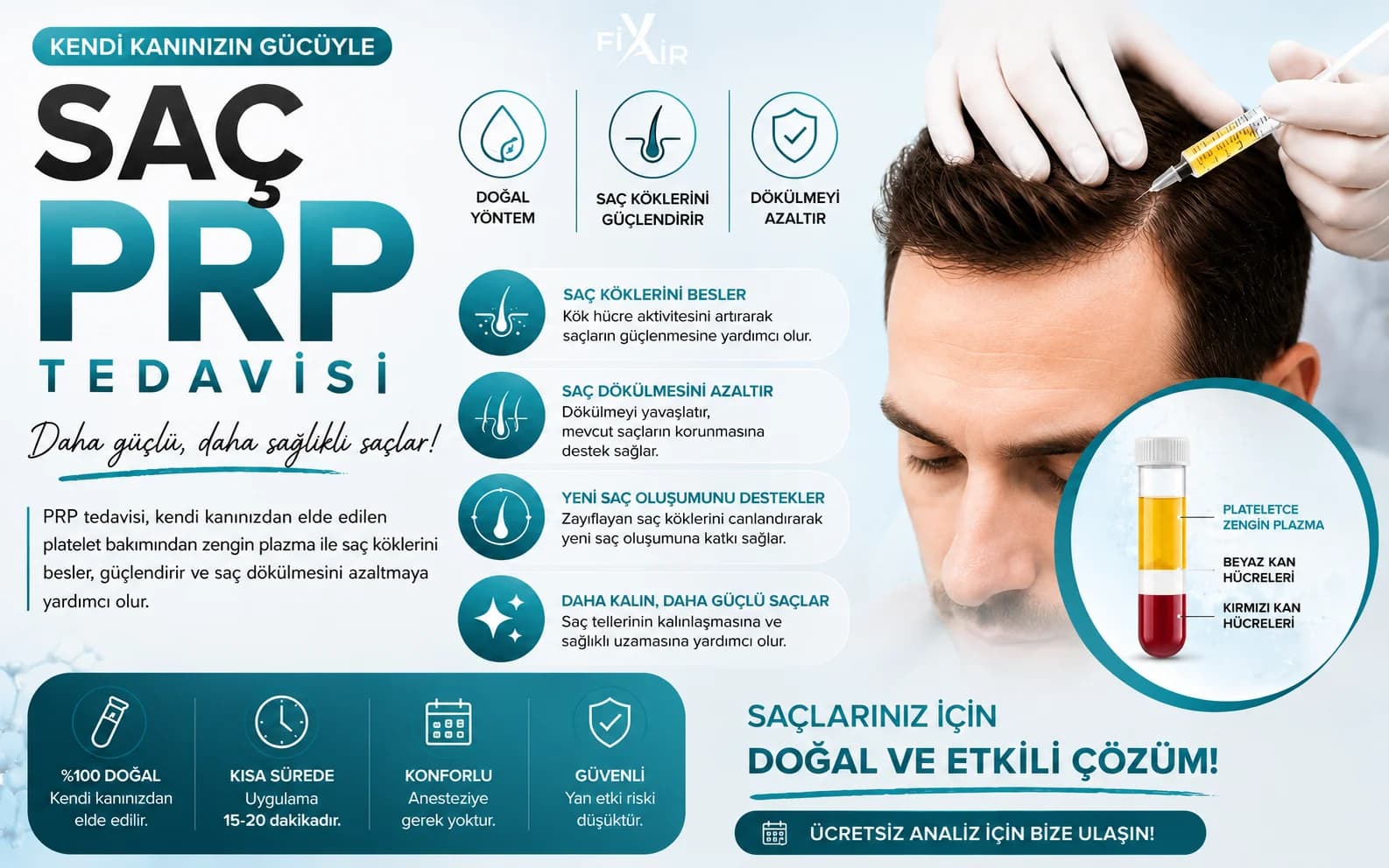 Saç PRP Tedavisi - Görsel 1